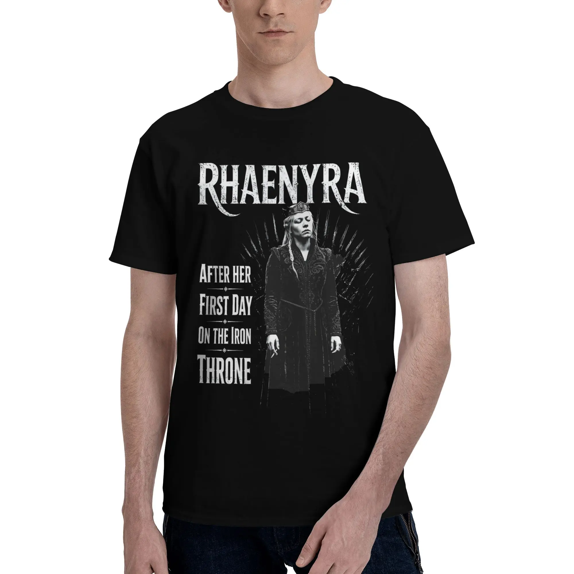 Men Women Graphic Printed Rhaenyra Targaryen Houses of the Dragons T Shirt Tee Pure Cotton  T-shirts Clothes