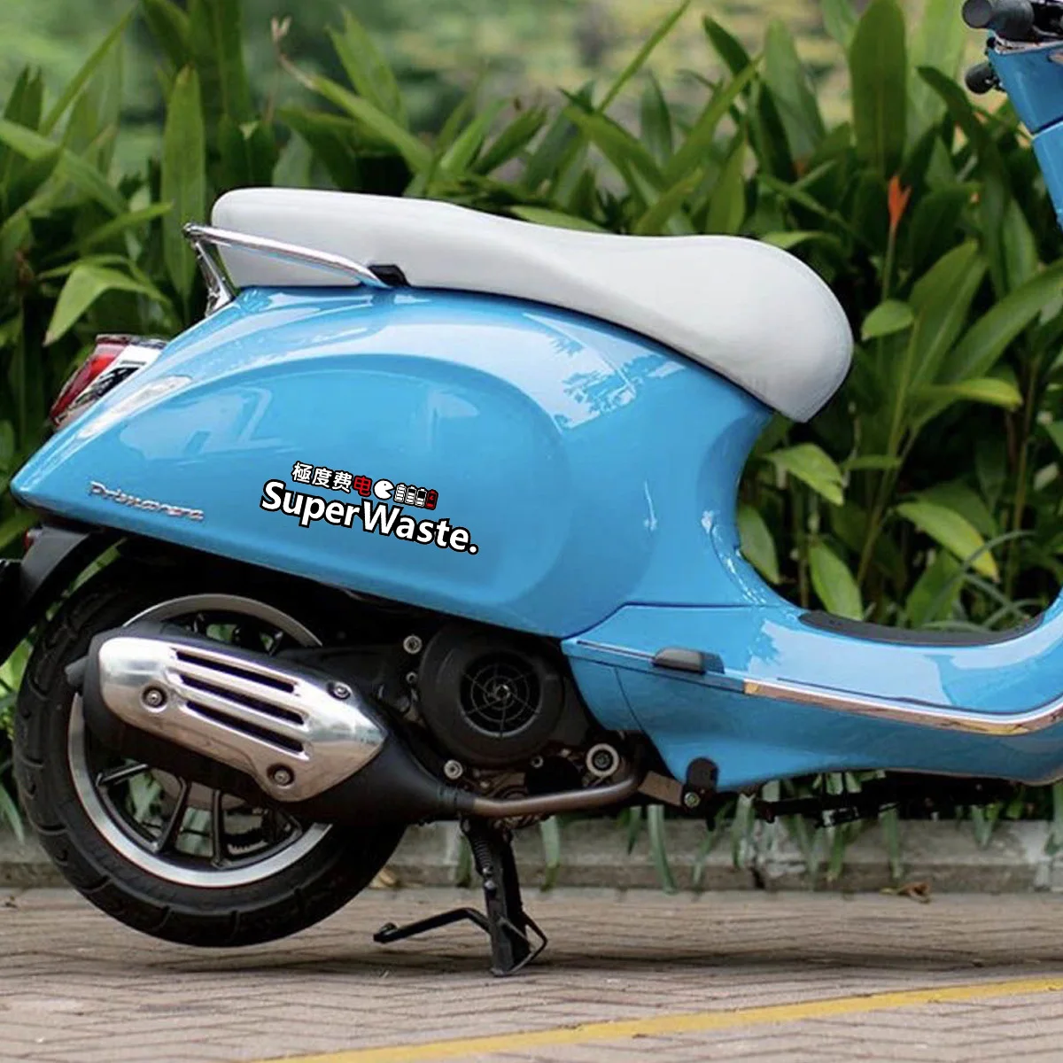 Reflective Super Junk Power Motorcycle Decal JDM Vinyl Sticker for Scooter Fuel Tank Side Panel Top Box Body Accessories