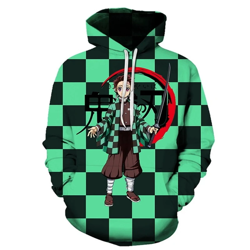 3d Print Anime Demon Slayer Kimetsu No Yaiba Hoodies Men Women Hoodie Harajuku Sweatshirts Boys Girls Tracksuits Unisex Clothes