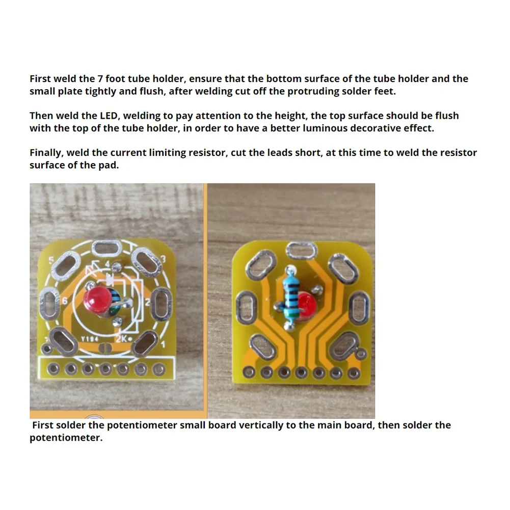 ABSQ-Diy Kits 2P2 Electronic Tube Single Lamp Medium Wave Radio 2P3 Radio Kits