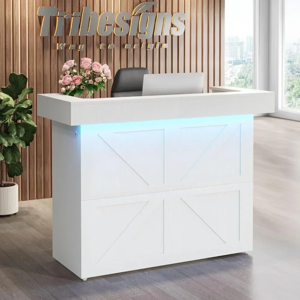 

Shop Counter Desk Motion Clothing Store Office Desks Computer Customer Center Folding Wall Table Bureau Atril Reception Salon