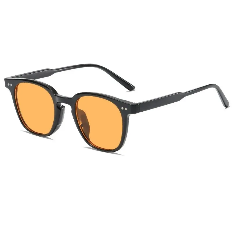 Gafas De Sol cuadradas clásicas para hombre y mujer, lentes De Sol pequeñas y redondas, De marca De lujo