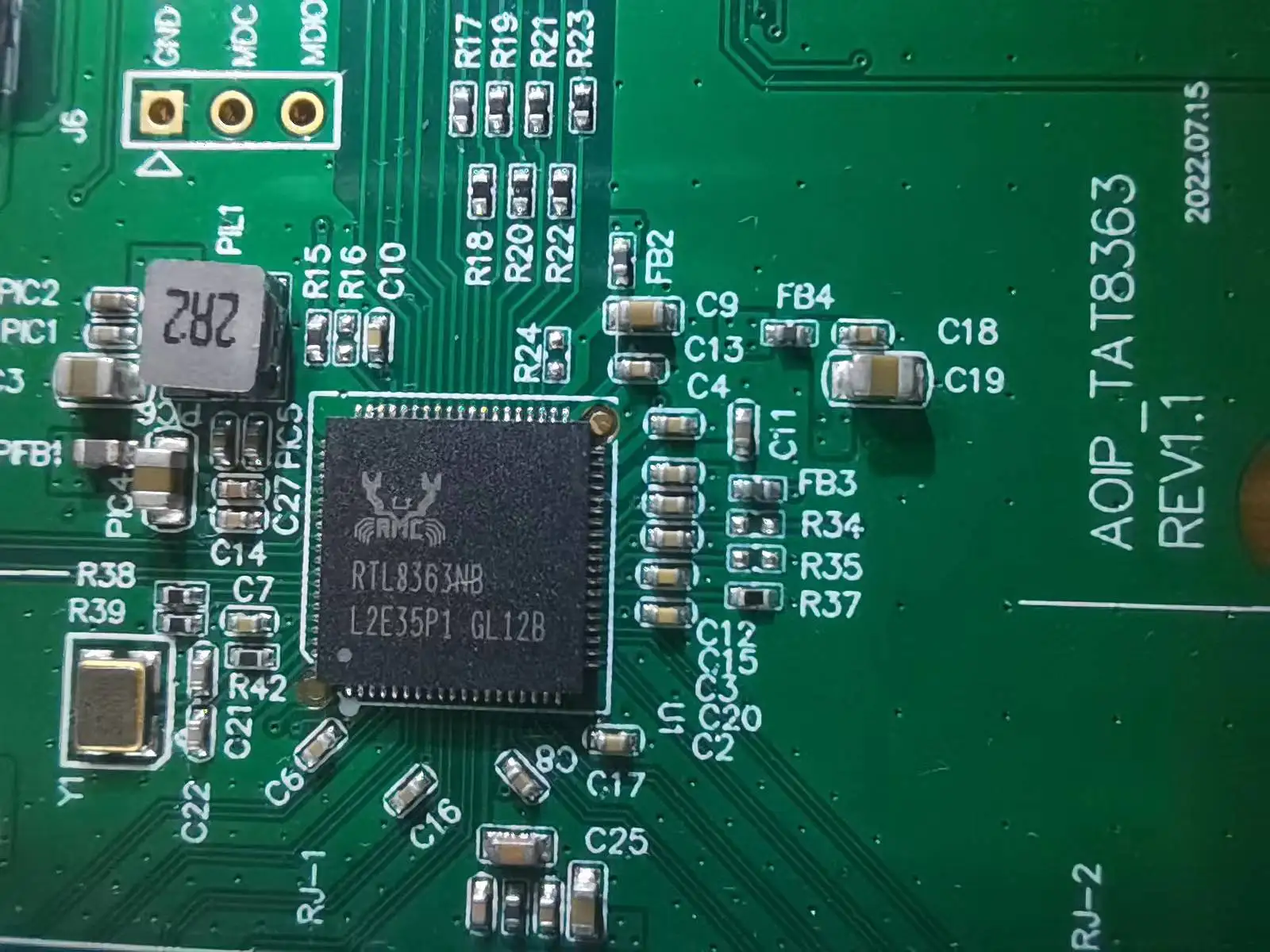 Dante AES67 Adapter Card, Which Supports 8X8/ 16X16/ 32X32 TAT8363