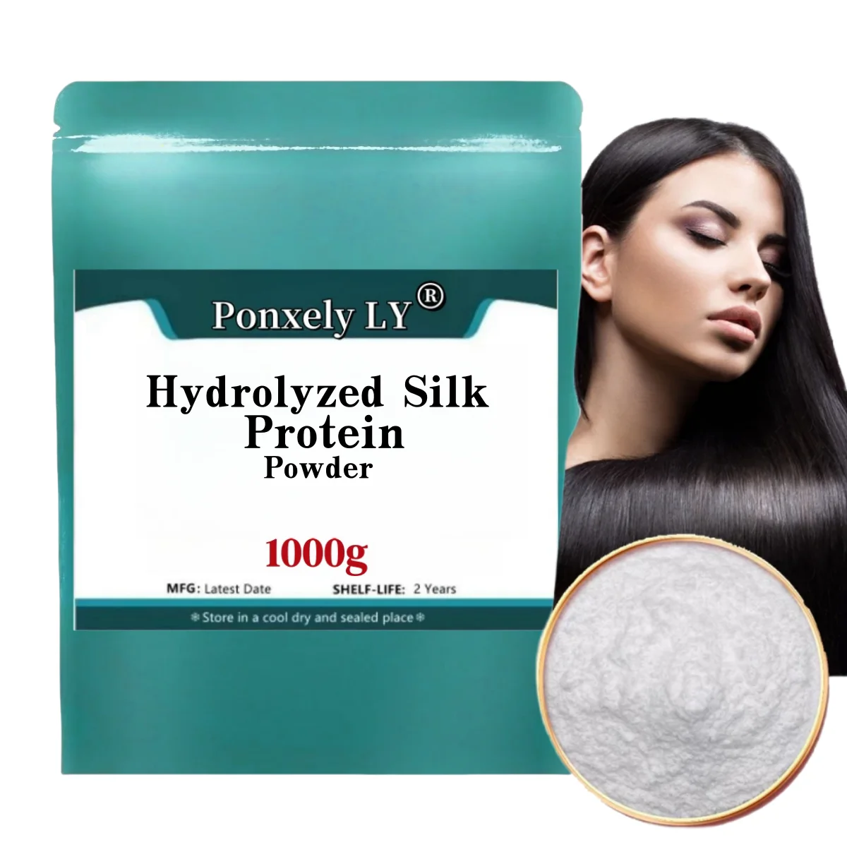 Hot Supply 99% Hydrolyzed Silk Protein Powder ,silk Fibroin For Moisturizing, Brightening And Improving Skin Perception