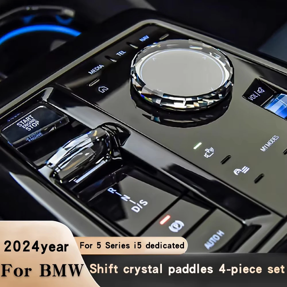 

Для 2024 Новый BMW G60 G61 G68 i7 G70 M5 G90 iX i20 X3 G45 G48 Ручка запуска из 4 предметов Набор ручек из искусственного хрустального стекла