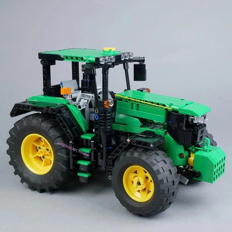 NEW 1008pcs Moc Farm John Dered 6130R Tractor model DIY creative ideas Children Toy birthday Gift Technology building blocks