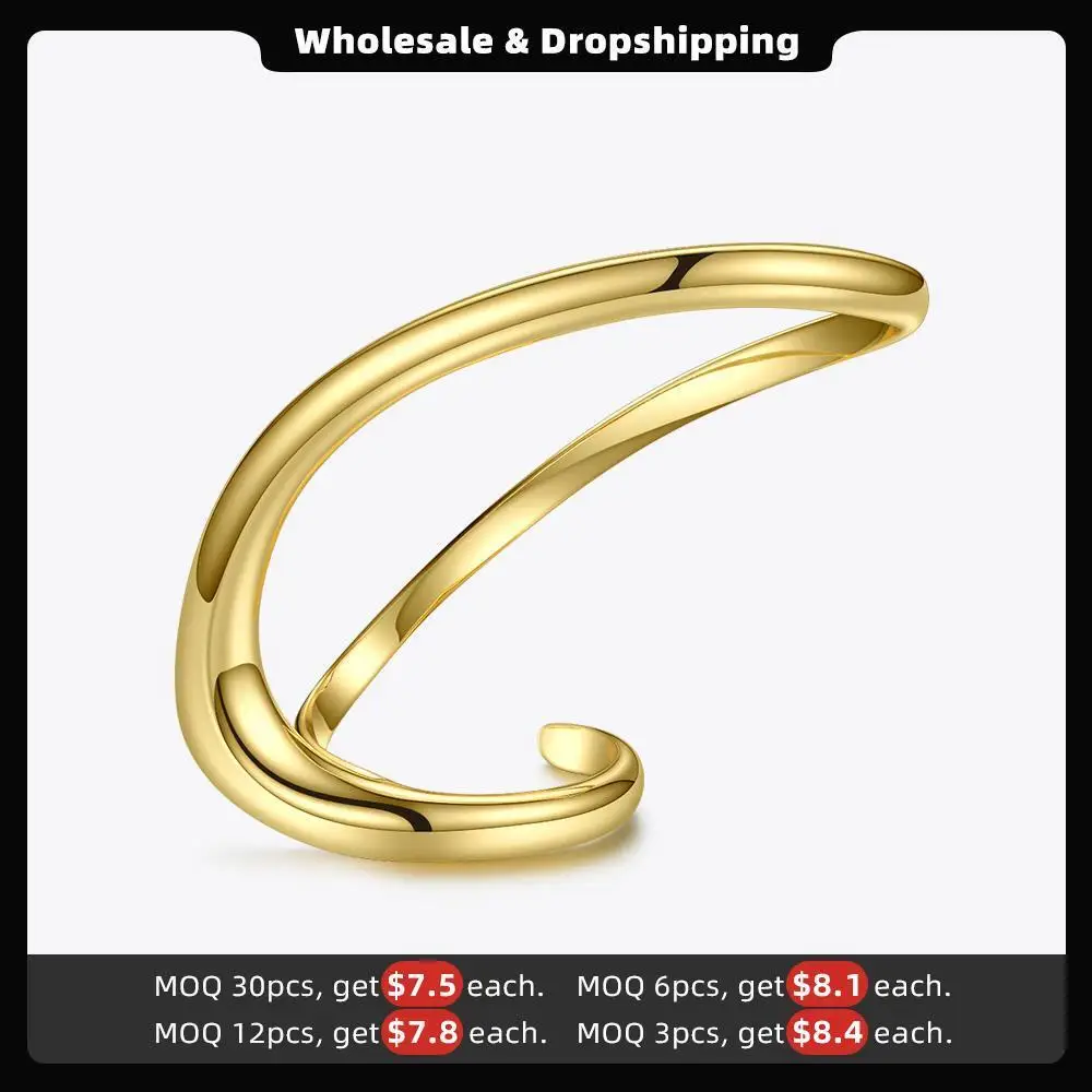 ENFASHION Irregular Creative Ring Female Gold Color Finger Rings For Women Minimalist Fashion Jewelry Gifts Dropshipping R4033