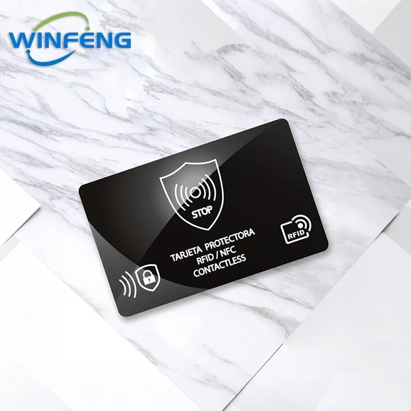 RFID Blocking Card Protector NFC Signal Blocking Credit Card Protection Wallet Purse Shield Protect Blocker Guard