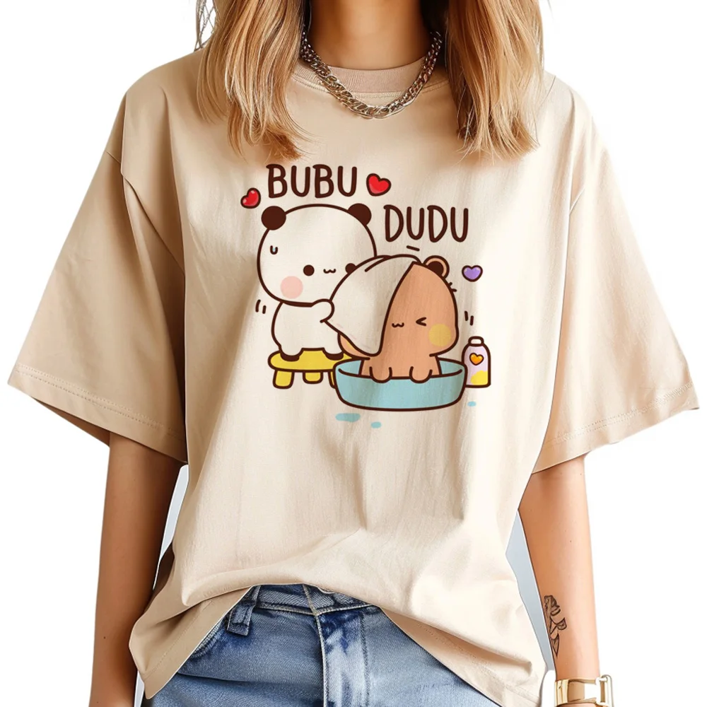 Bubu And Dudu top women graphic Japanese Y2K t shirt girl Japanese streetwear clothing