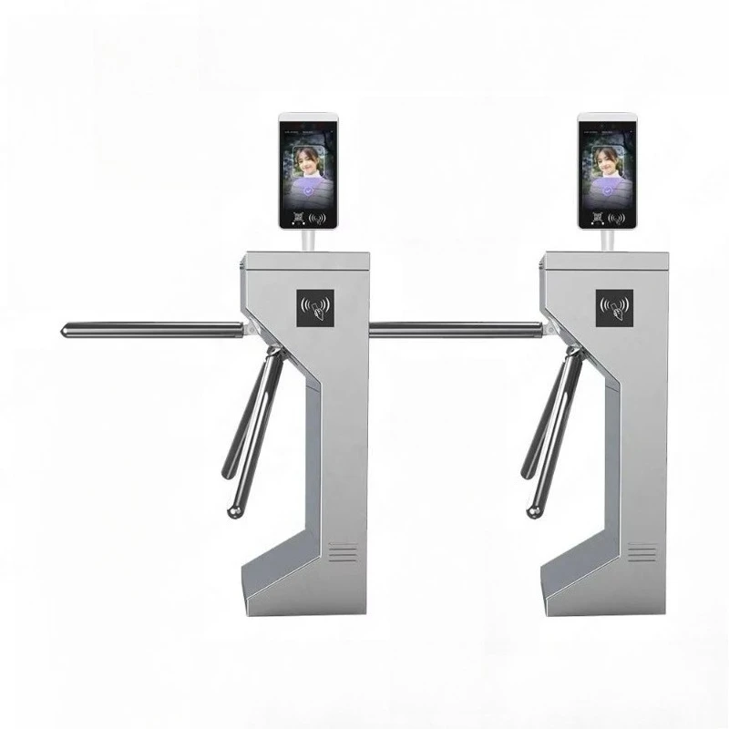 Standard Tripod Turnstile With  Fingerprint/Face Access Control Three Arm Barrier  Tripod Turnstile Gate System for Gym