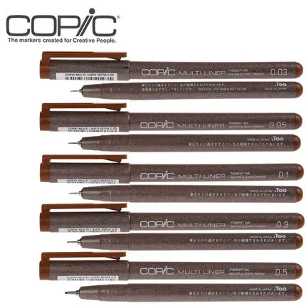 

[Высочайшее качество] Япония COPIC Multiliner Fine Line Pen 0,03-0,5 гелевая ручка 1 шт.