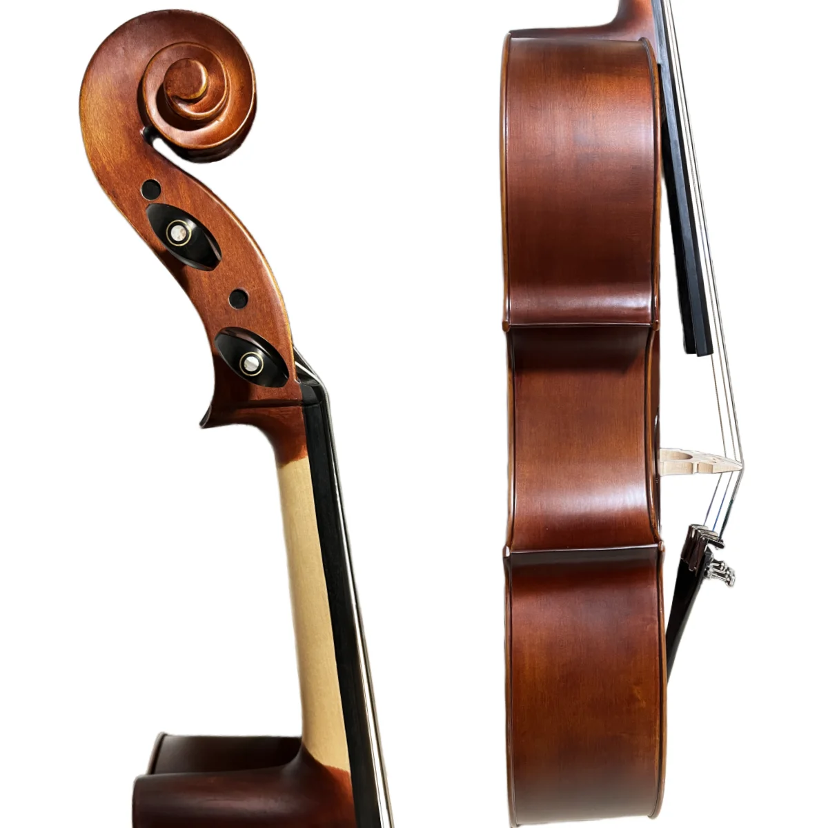 Maple solid wood matte Cello 4/4 3/4 1/2 Antique vintage cello stringed instrument beginner professional violoncello with bow