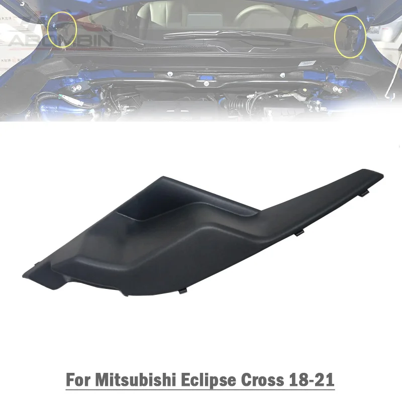 Front Windshield Wrap Corner Trim Fender Trim Windshield Wiper Side Trim Cover Rubber For Mitsubishi Eclipse Cross 2018 19 20 21