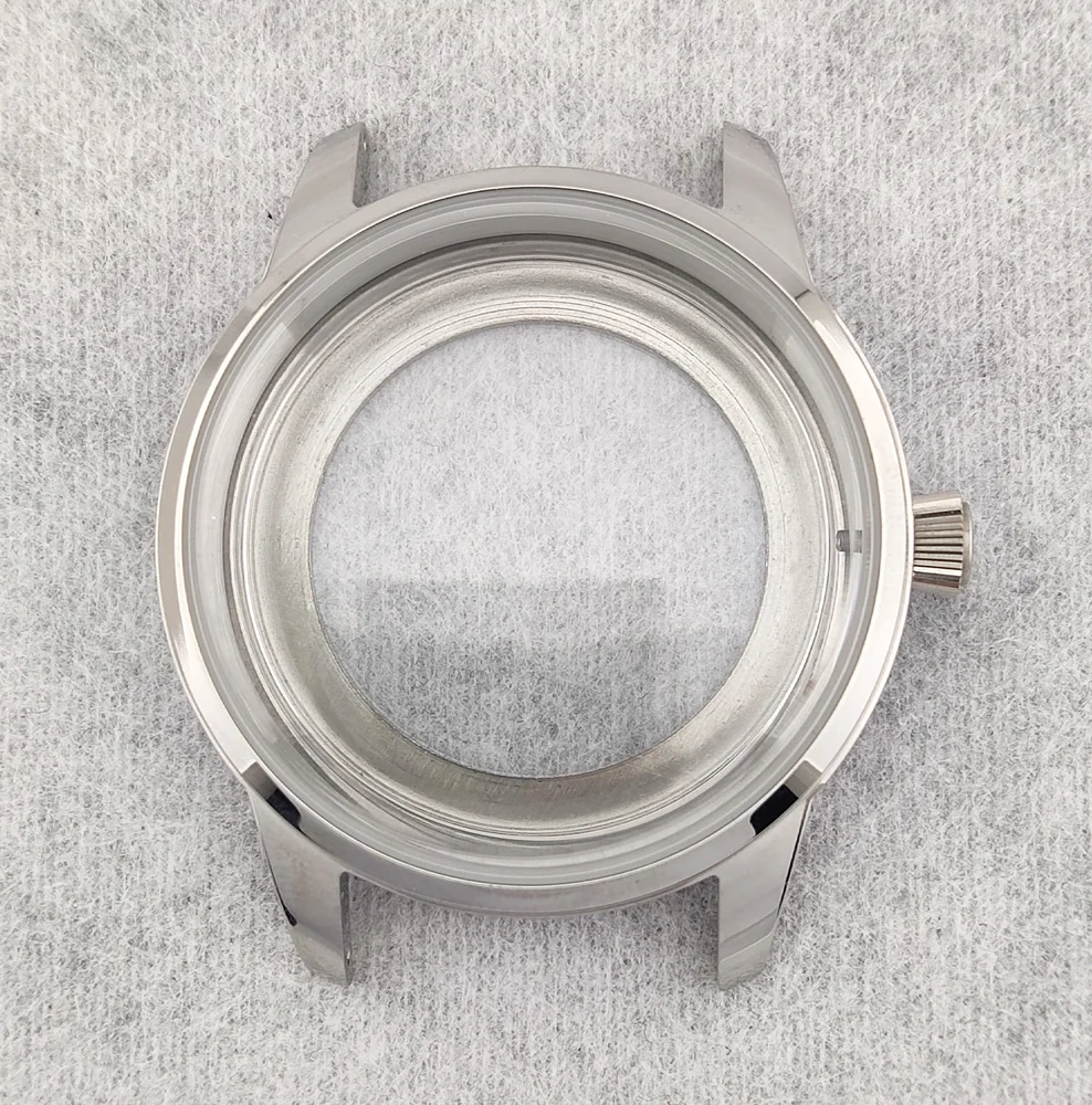 40.5mm Case NH Case35 NH Case 38 Watch Case Stainless Steel ​Arch Glass Tra Waterproof Case Suitable For 35/36/38 Movement