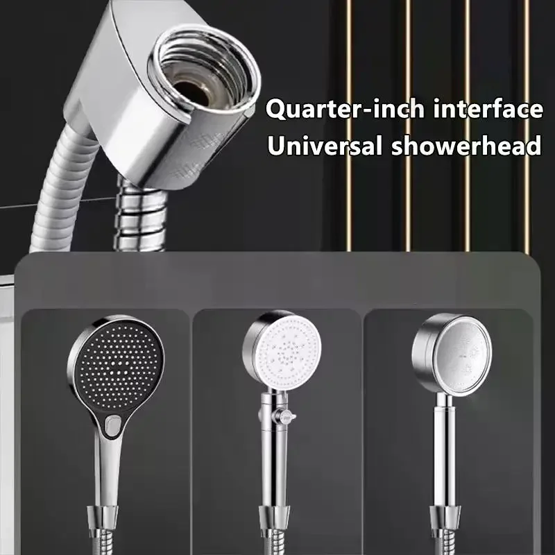 Adjustable Shower Head Holder With 360 Degree Rotation Compatible With Most Shower Heads Easy To Install Requiring No Drilling