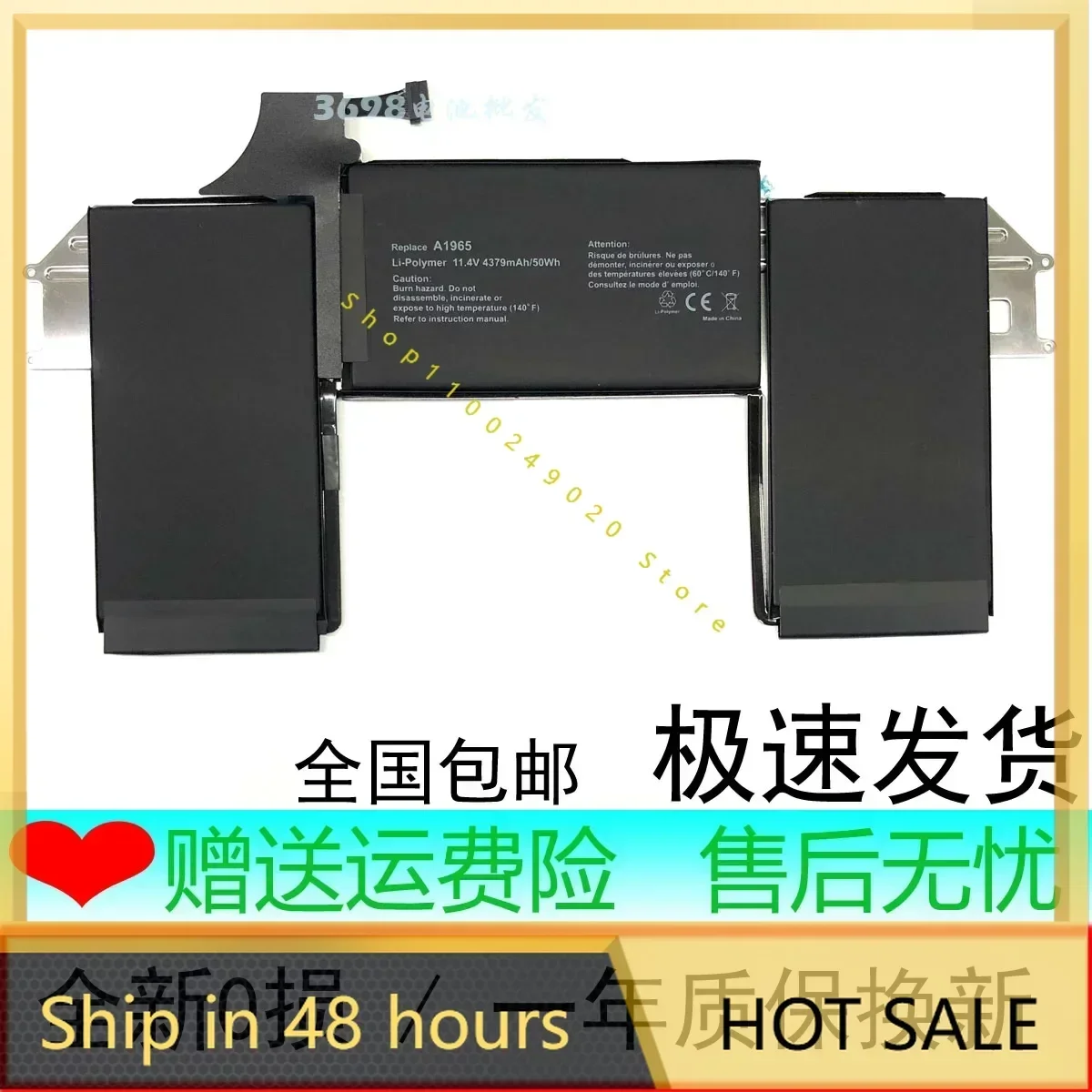 OEM  for Apple 2018-2020 Audi A1965 A2179   Laptop battery