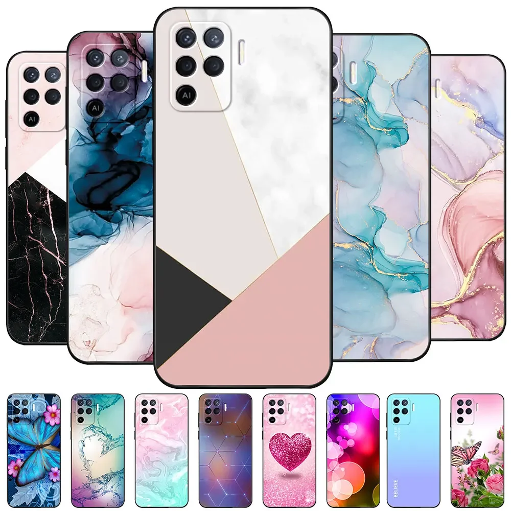 For OPPO A94 4G 5G Case OPPO A53 2020 A72 TPU Soft Silicone Fashion Phone Case For OPPO A 94  A 72 Bumper Funda Cover Coque Para