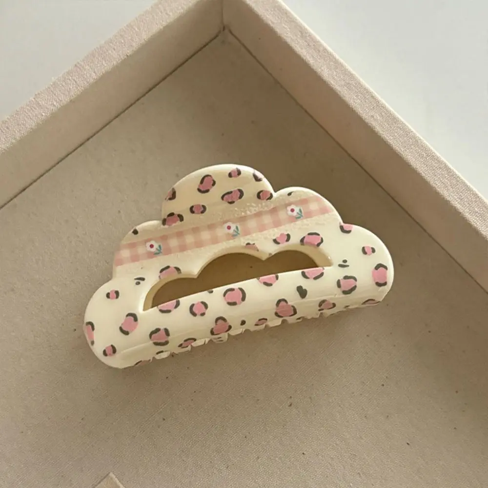 

Korean Style Lattice Hair Crab Clip Flower Triangle Acrylic Bow Hair Claw Hairgrip Hair Accessories Geometry Shark Clip Girls