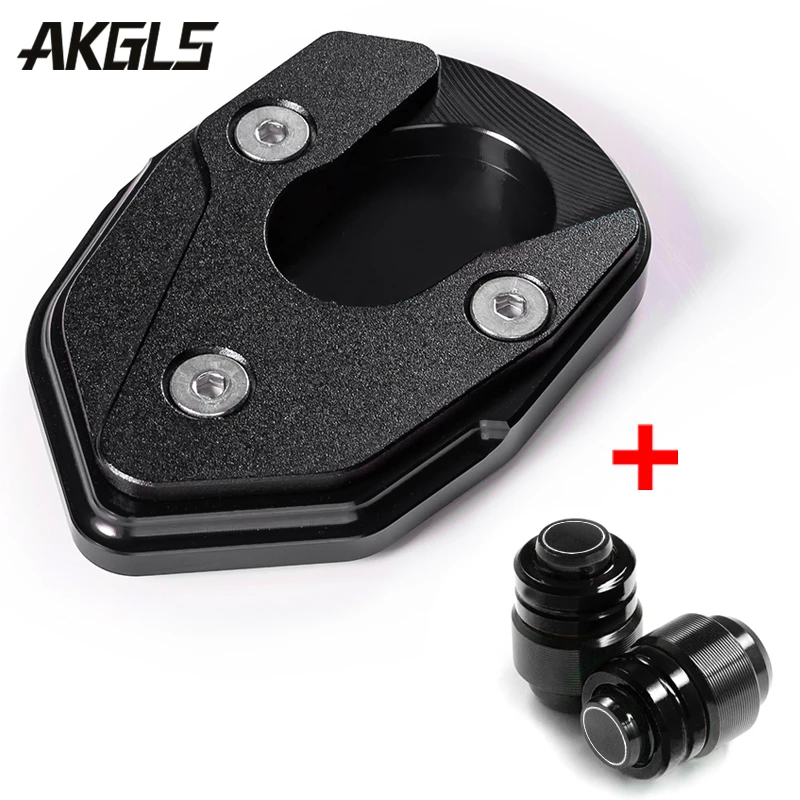 Extension de support latéral, plaque de support agrandie, sous-support pour Kawasaki Z900, Z900RS, SE, Z1000, Z1000SX, ER6N, Z650, ZX6R