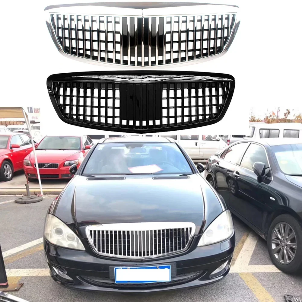 Front Racing Center Grille Facelift Bumper Grill For Mercedes Benz W221 S-Class S320 S350 S400 S430 S450 S500 S600 2005-2008