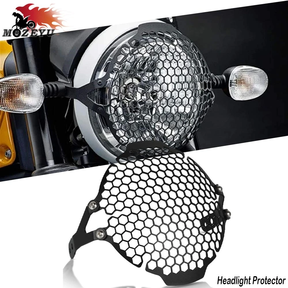 

Headlight Guard For Ducati Scrambler 400 Scrambler 800 2015-2024 Motorcycle Accessories Head Lamp Grille Guard Cover Protection