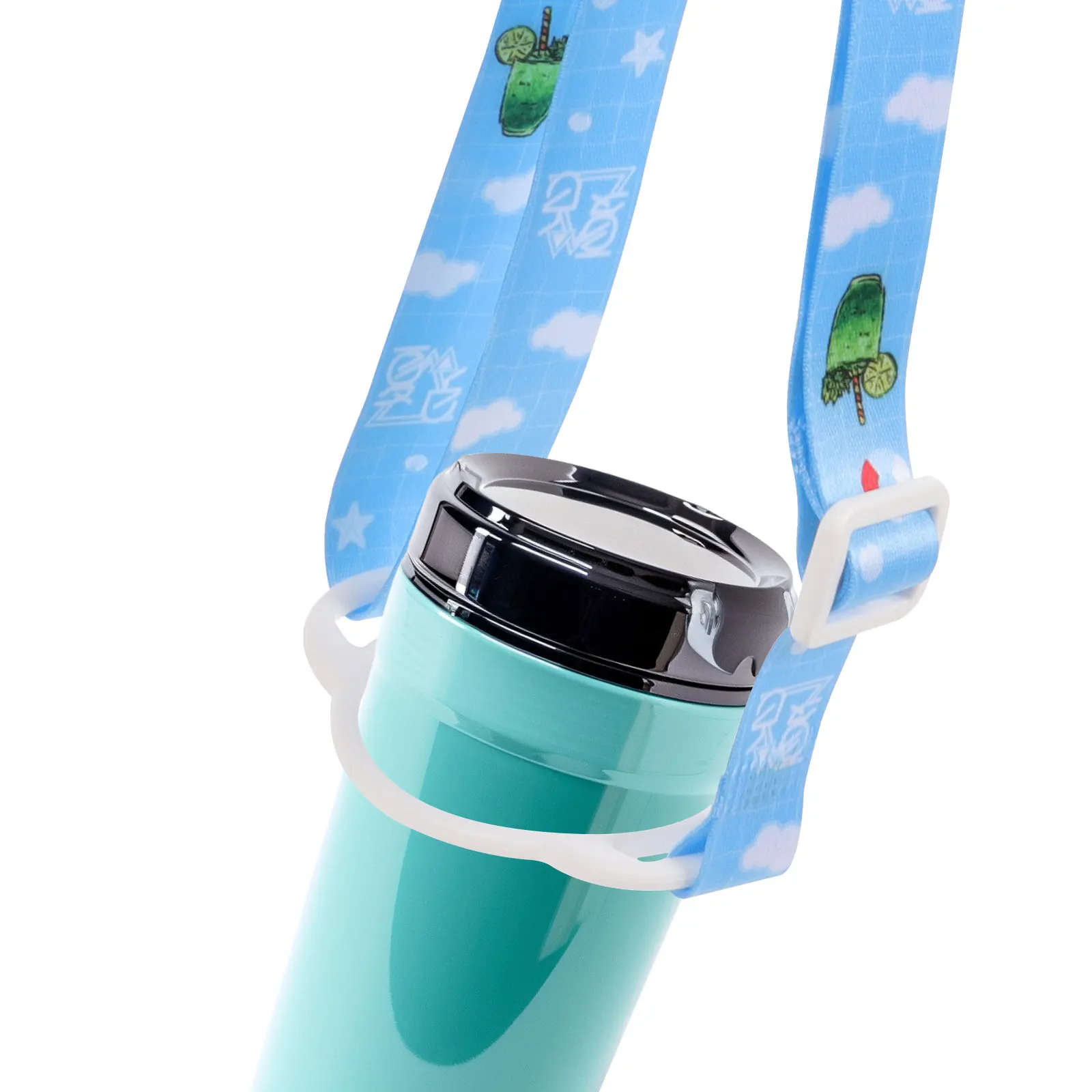 

2Pcs Water Bottle Sling Strap Lightweight Bottle Carrier with Adjustable Hanging Design for Hiking Camping Portable Convenient