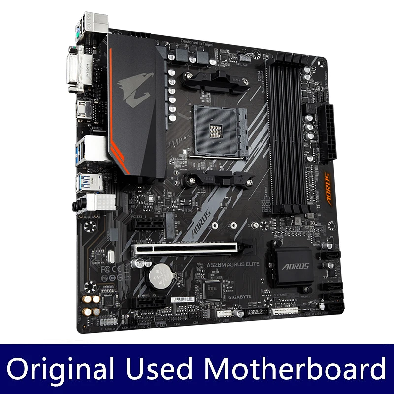 GIGABYTE A520M AORUS ELITE Motherboard Socket AM4 128GB DDR4 AMD A520 Motherboard