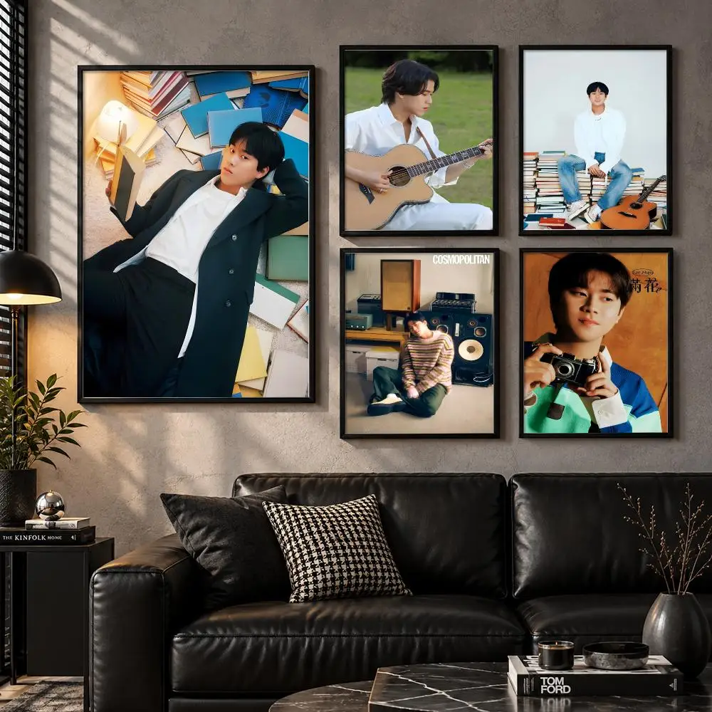 Lee MuJin Korean Singer Acoustic Folk Pop Soulful Vocal Art Poster Aesthetic Unframed Wall Prints for Bedroom & Living Room