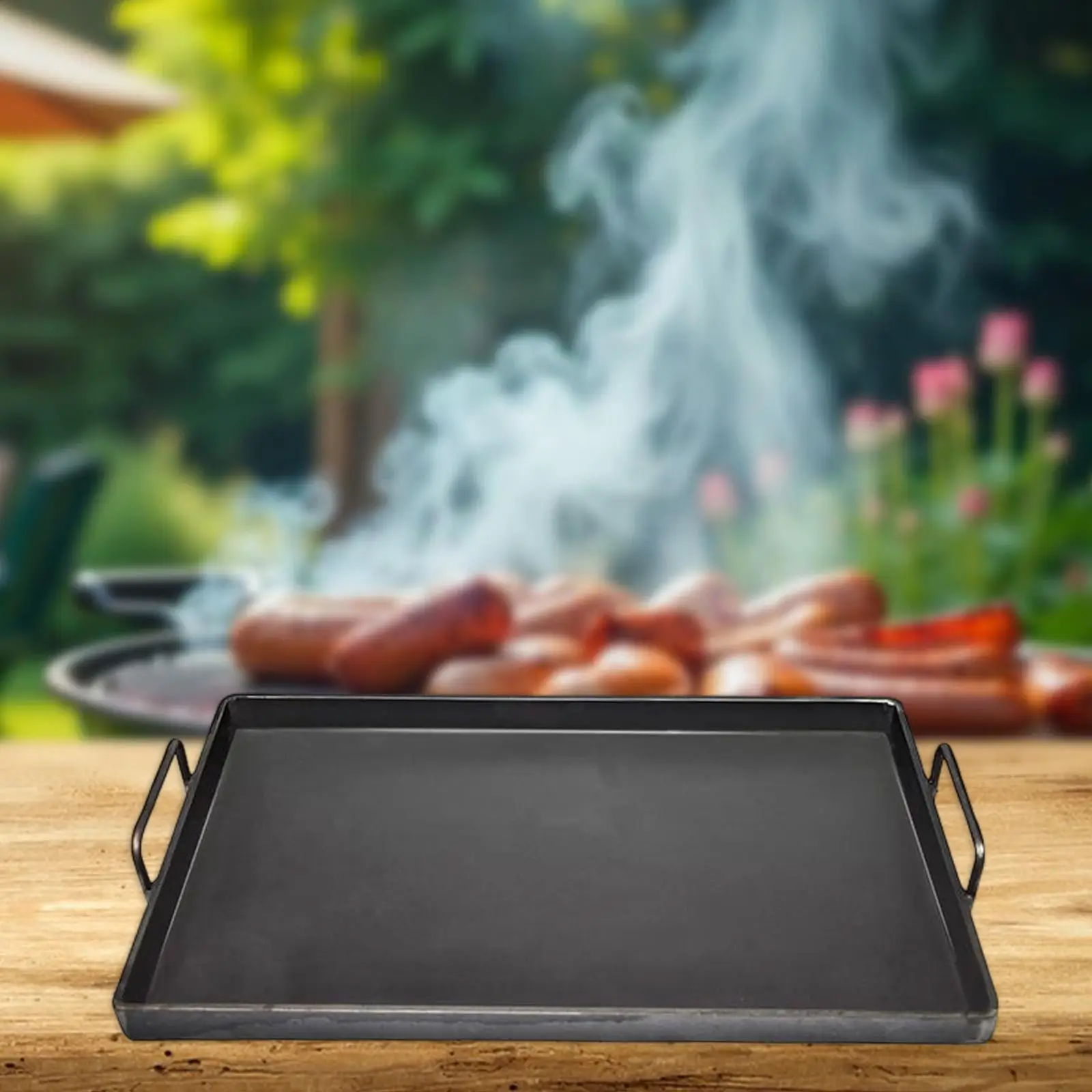 

Чугунная сковорода для приготовления пищи, посуда для гриля, сковорода для жарки кемпинга