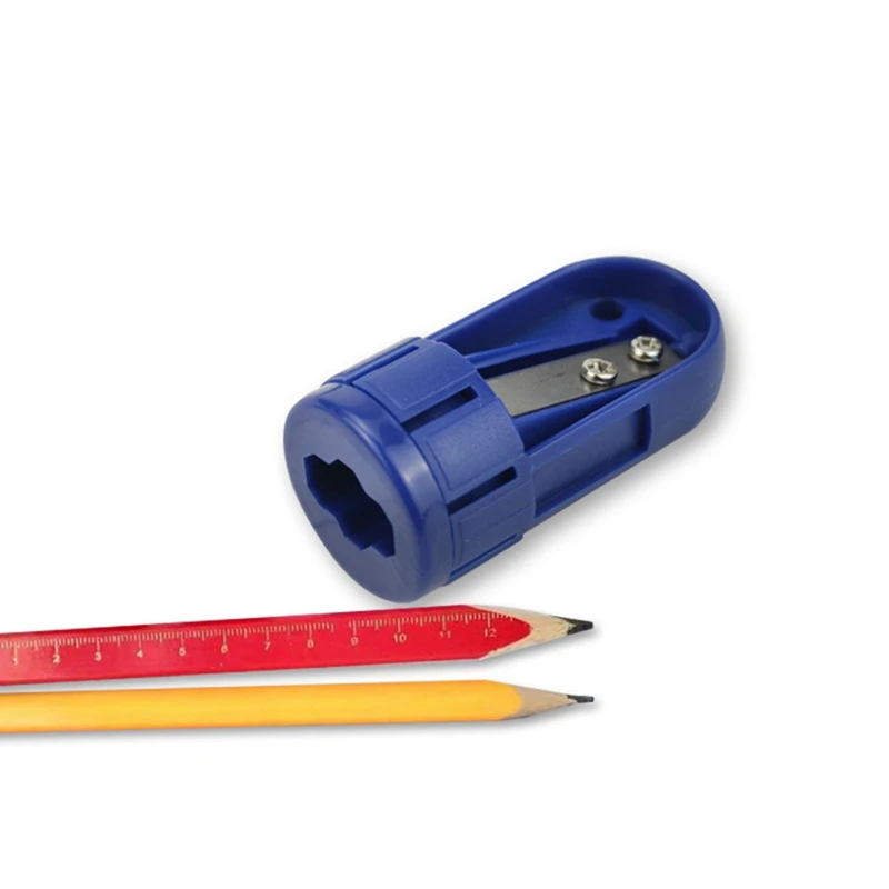 8PCS CarpenterดินสอSharpenerคู่มือดินสอSharpenerสําหรับแบนช่างไม้ดินสอ,แบบพกพาดินสอSharpeningเครื่องมือ