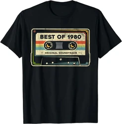 Men Vintage The Best Birthday Gifts Old 43th Birthday T Shirt Summer 43 Year Classic 1980 Limited Edition T-Shirt