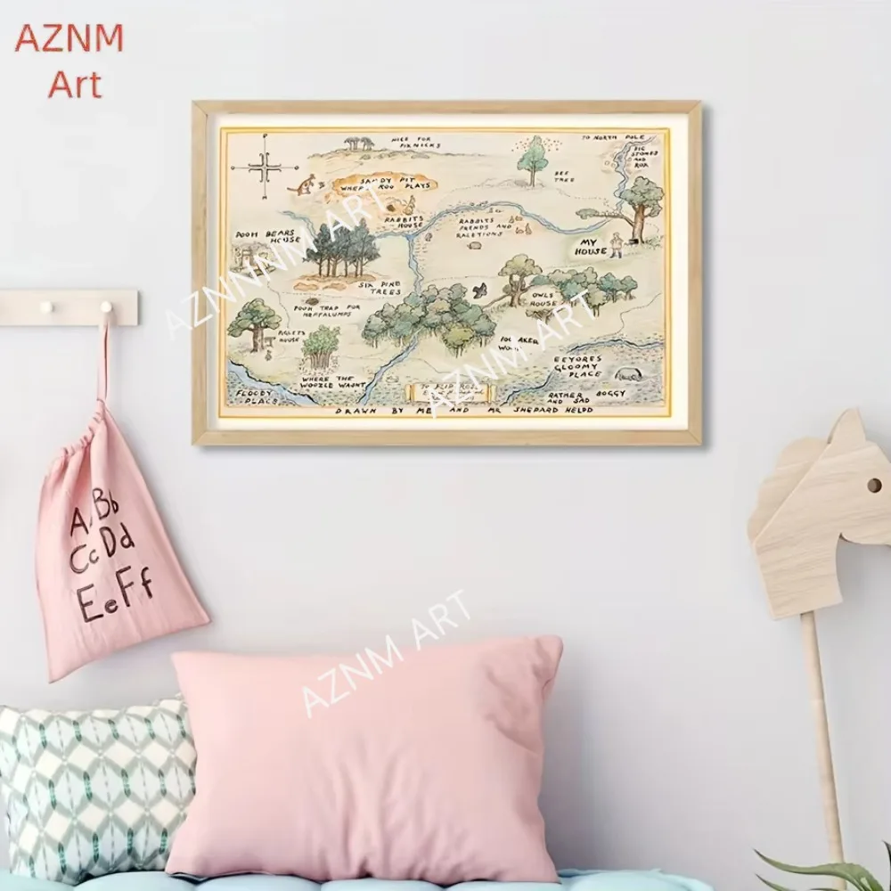 Winnie The Pooh Map…