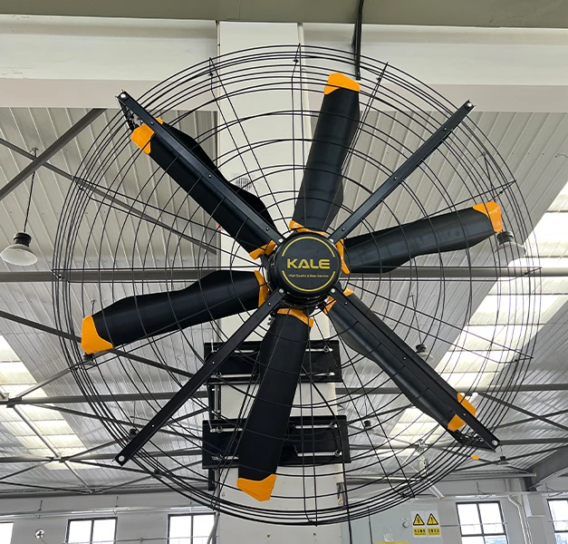 Large Air Volume 2 Meters HVLS Wall Mounted Fans for Warehouse