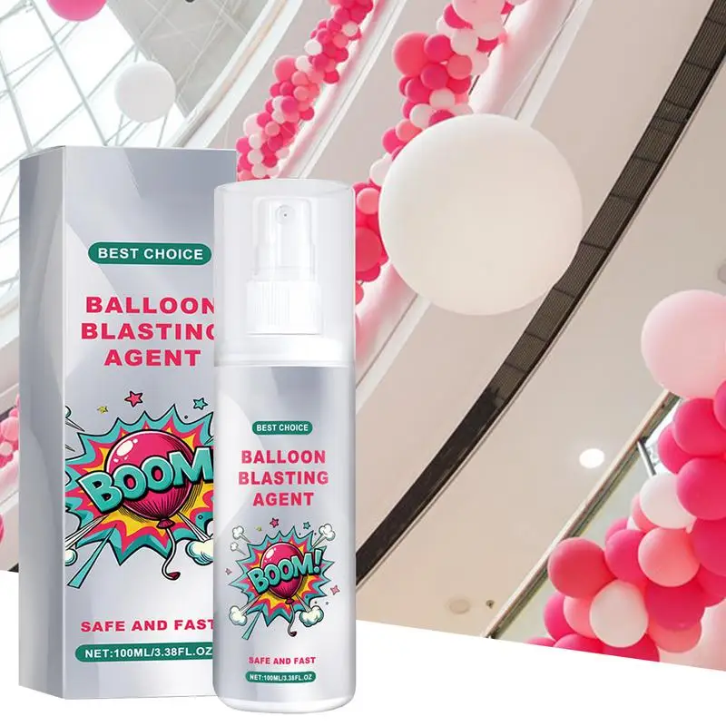 Balloon Party Spray Fast Popping Spray For Latex Balloons Instant Bottle Spray For Parties Events Halloween Birthdays Weddings