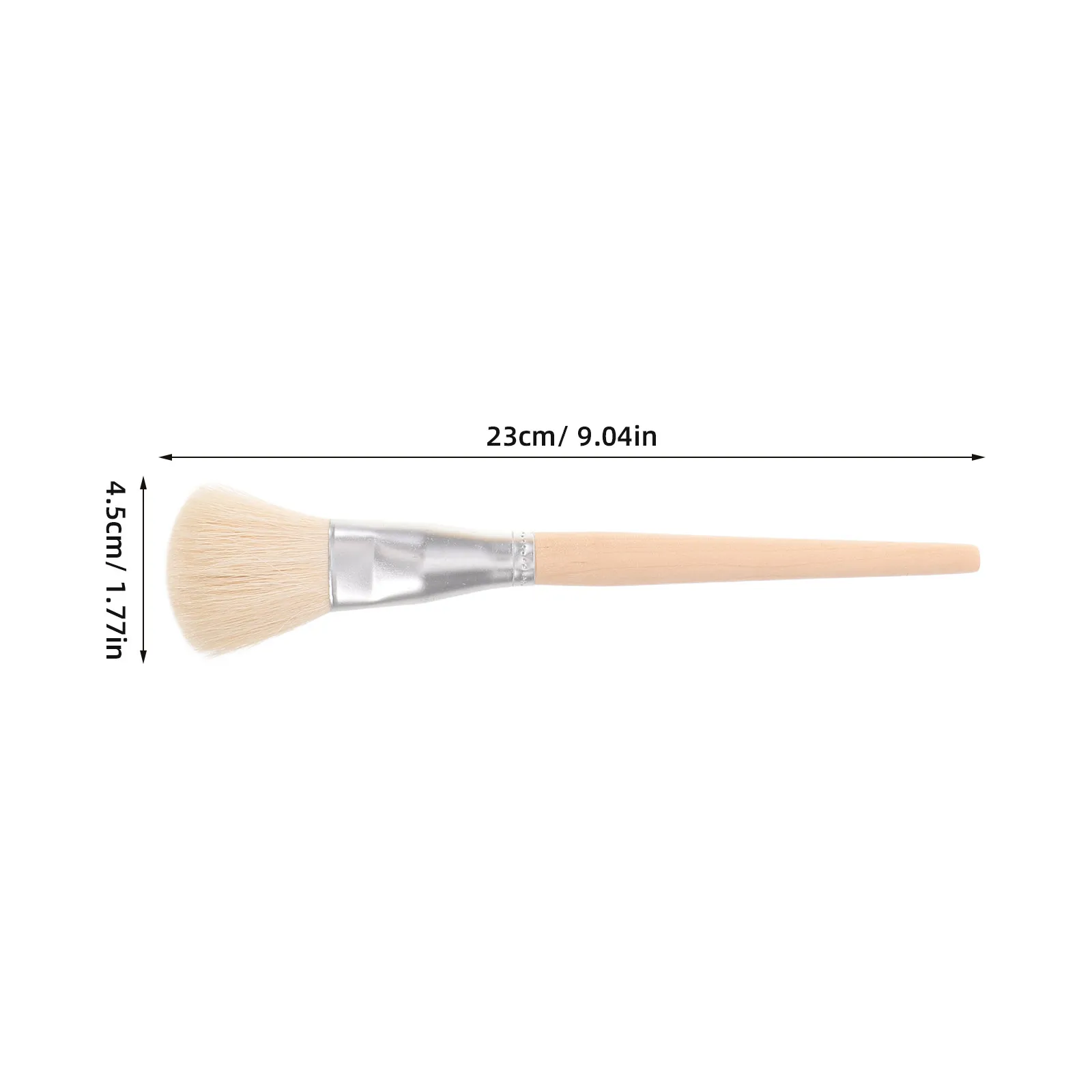 1Set Wool Painting Brushes Set Premium Soft Bristles for Ceramic Glaze Pottery Watercolor Oil Painting Artist Brush Kit