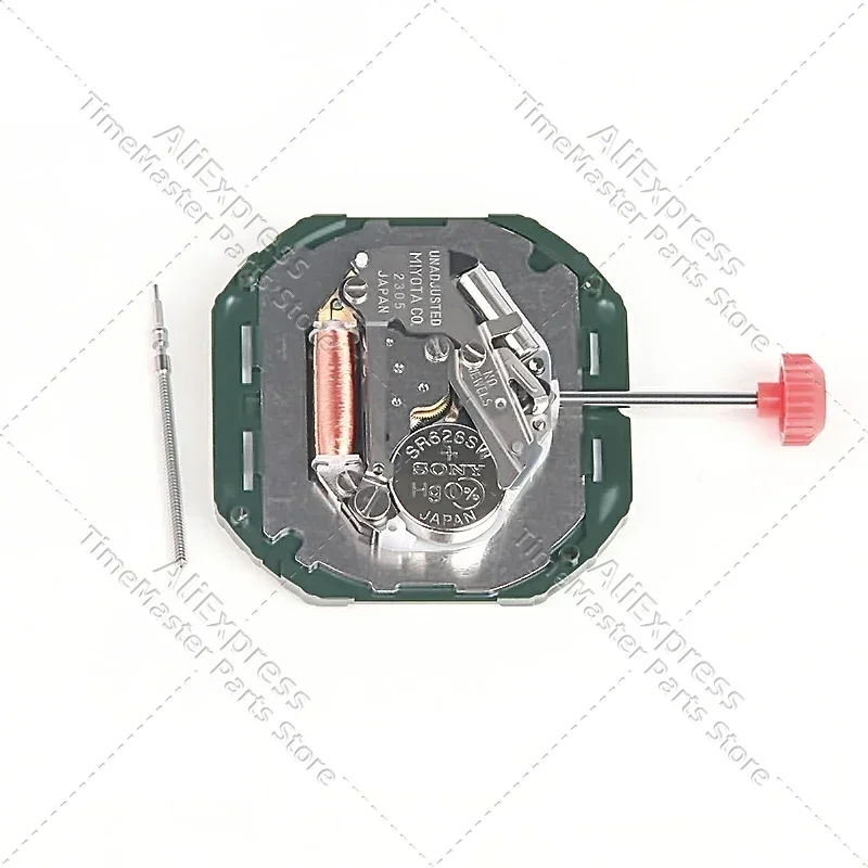 Miyota-reloj electrónico de cuarzo para hombre, cronógrafo con movimiento de tres manos, doble Calendario, grande, 2305, 2035