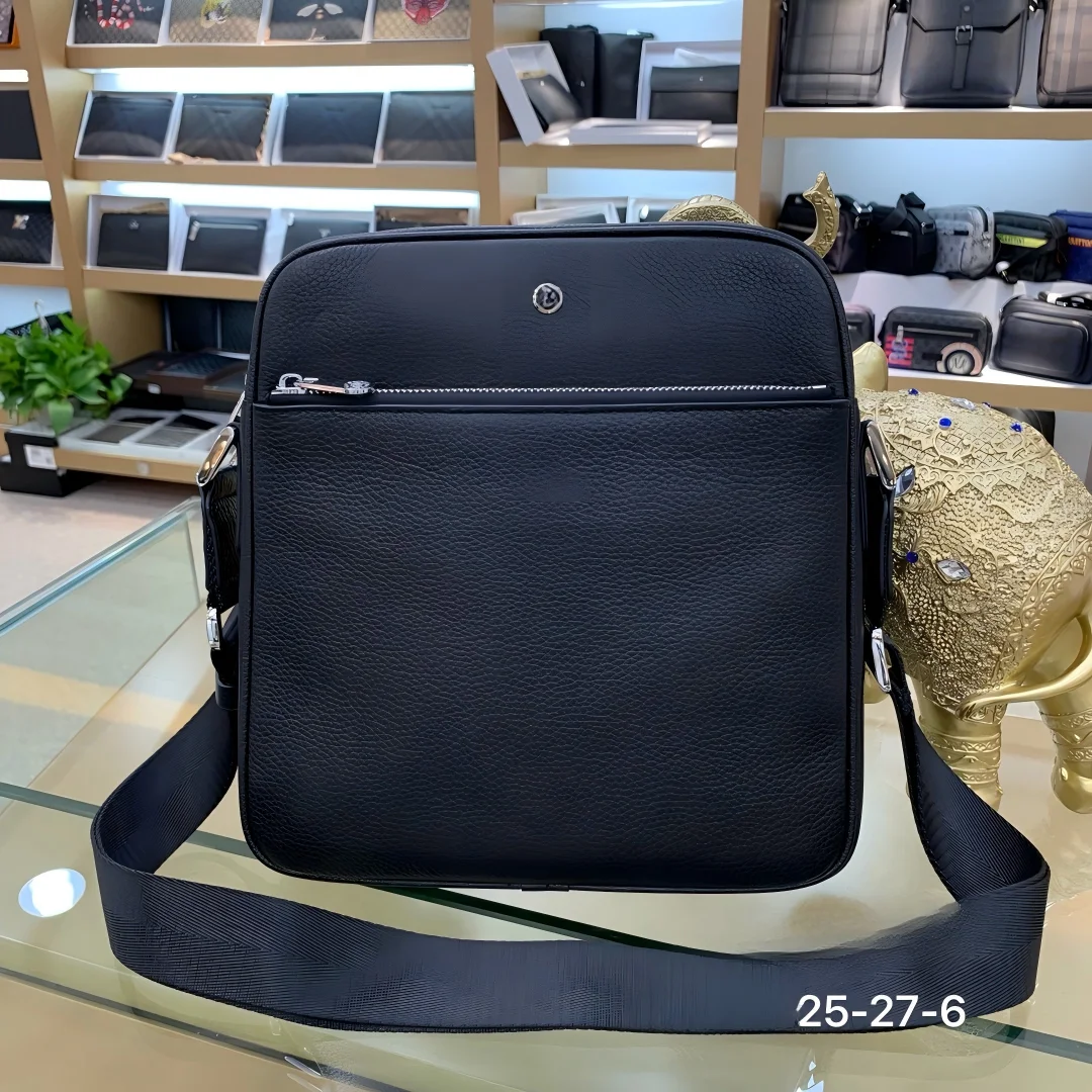 

Bag Italian Natural Calfskin Crossbody Bag, Super Soft & Silky Leather, All-Leather Compartment