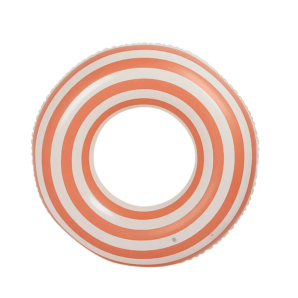 

Custom Hot Selling Strip Inflatable Swim Ring Swimming Pool Float Thickened Inflatable Ring Summer Water Park Swim