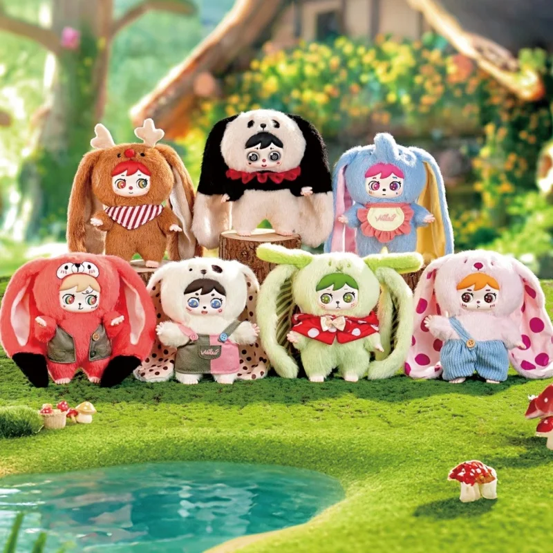 

Новая серия Milai с длинными ушками, приглашение в лес, слепая коробка, игрушки, загадочная фигурка, милый декор комнаты, игрушки, коробка-сюрприз, подарок на день рождения