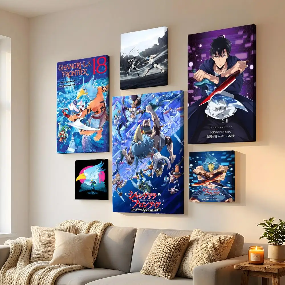 

Картина-калиграфия Shangri-LaF-Frontier, HD-печать, современная картина на холсте, экологически чистый декор для дома и стен