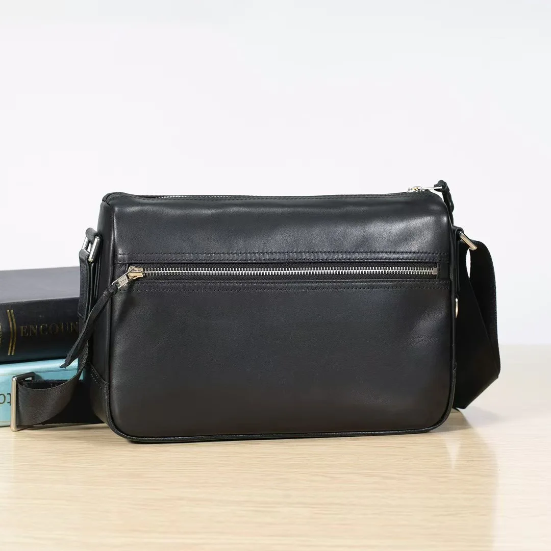 

Graphic Pattern Zipper Crossbody Bag, Stylish Leather Shoulder Bag with Wide Strap Large Capacity Daily Purse Designer Hobos Bag