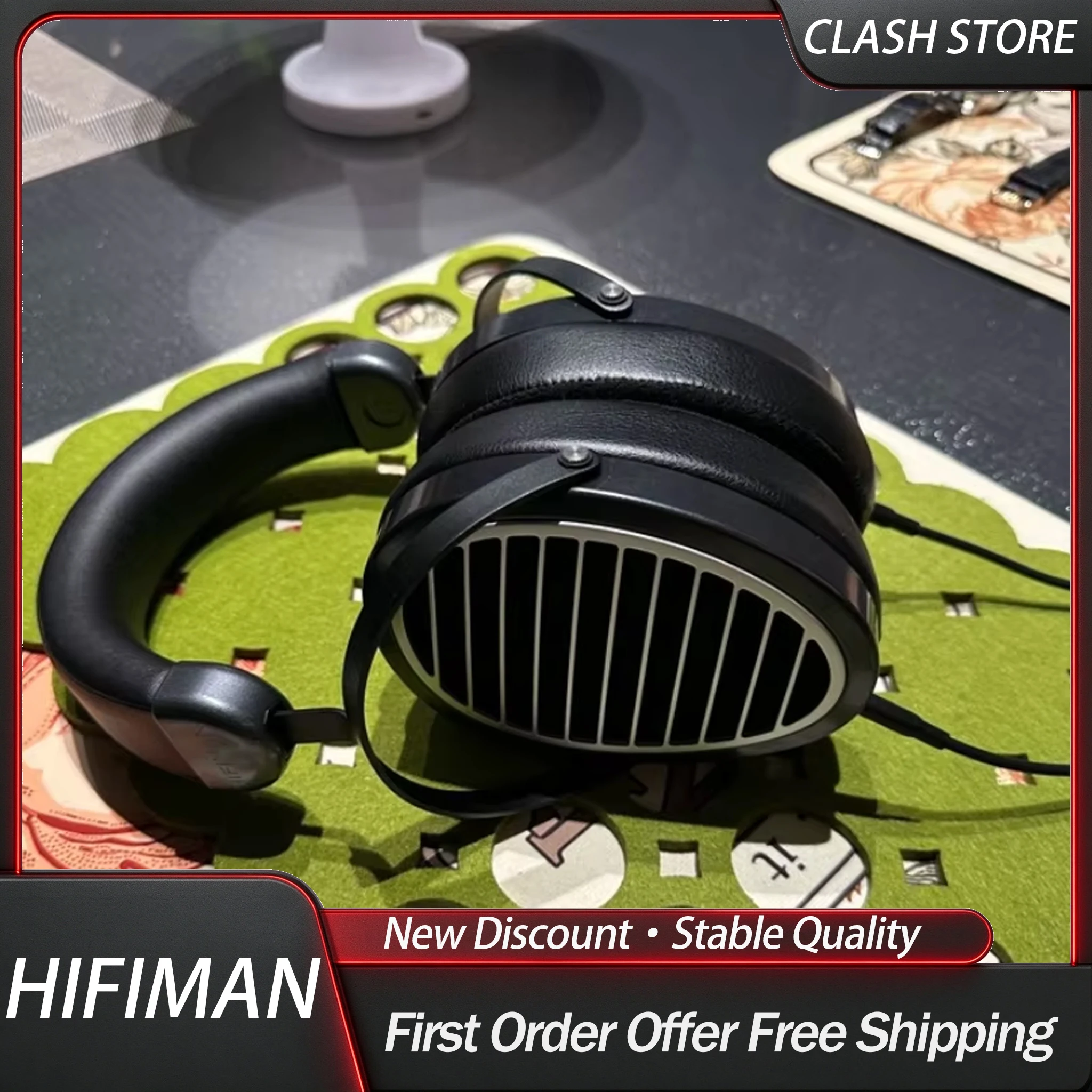 HIFIMAN Edition XS Headphones Full-Size Over-Ear Open-Back Planar Magnetic Hi-Fi with Stealth Magnets Design Adjustable Headband