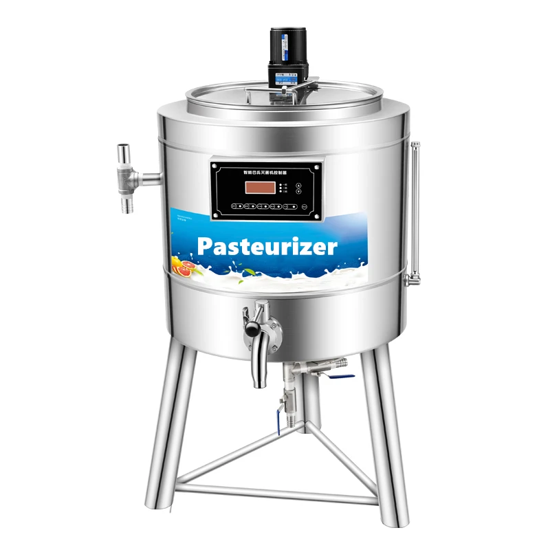 Stainless Steel 150L Milk Pasteurization Machine Sterilization Yogurt Pasteurizer Tank