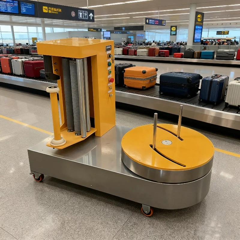 Full Travel Bag Luggage Suitcase Wrapping Machine for Airport