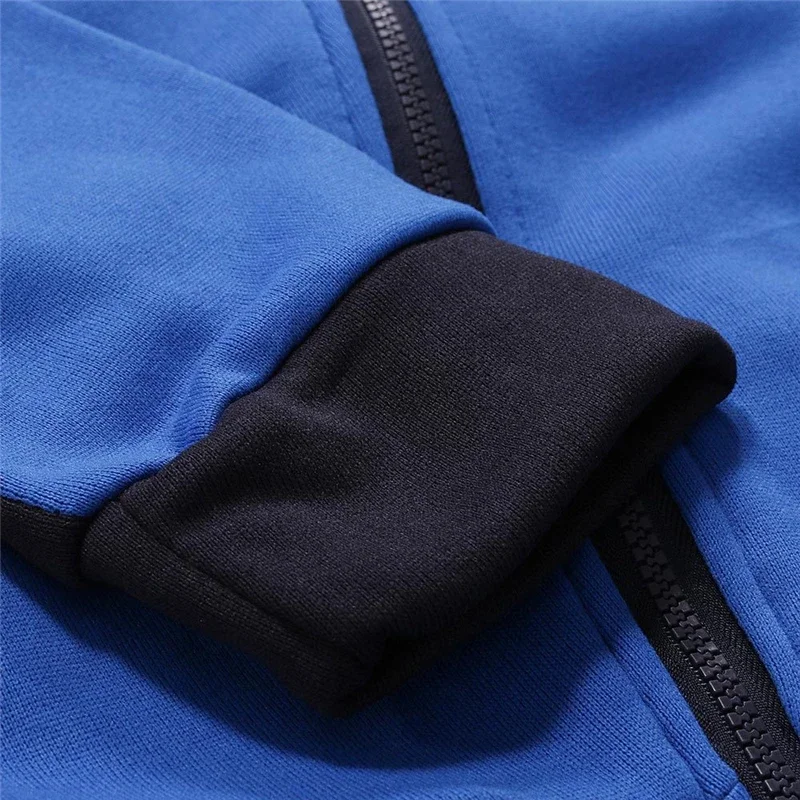 Autumn Men's Audi Hoodie Jacket Warm Fleece Thick Sweatshirt Zip Pullover Harajuku Sportswear Cardigan Custom Men Audi Clothing