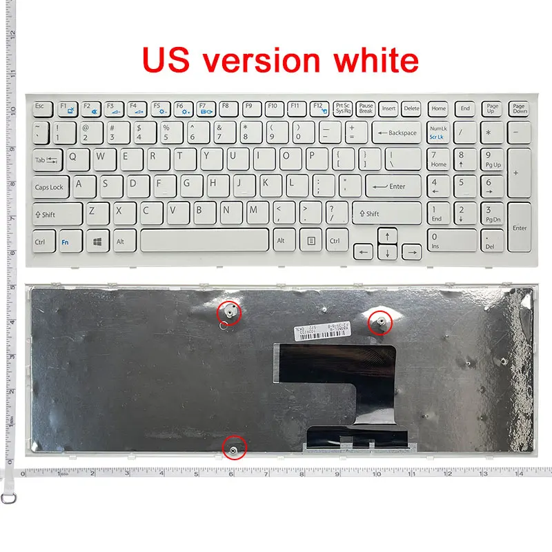 NEW US LAPTOP KEYBOARD FOR SONY VPC-EL PCG-71C11V PCG-71A11T PCG-71A12T PCG-71911M PCG-71C11M Three screws