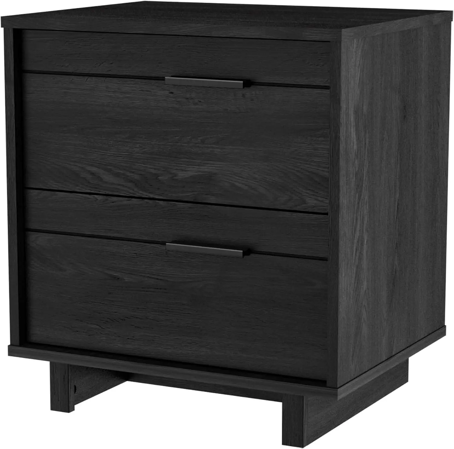 Shore Fynn 2-Drawer Nightstand, 0, Gray Oak