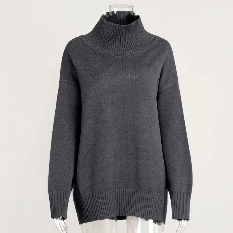 

Корейский свободный свитер с черепахой для женщин, теплый удобный осенний модный женский трикотаж, повседневный этнический топ