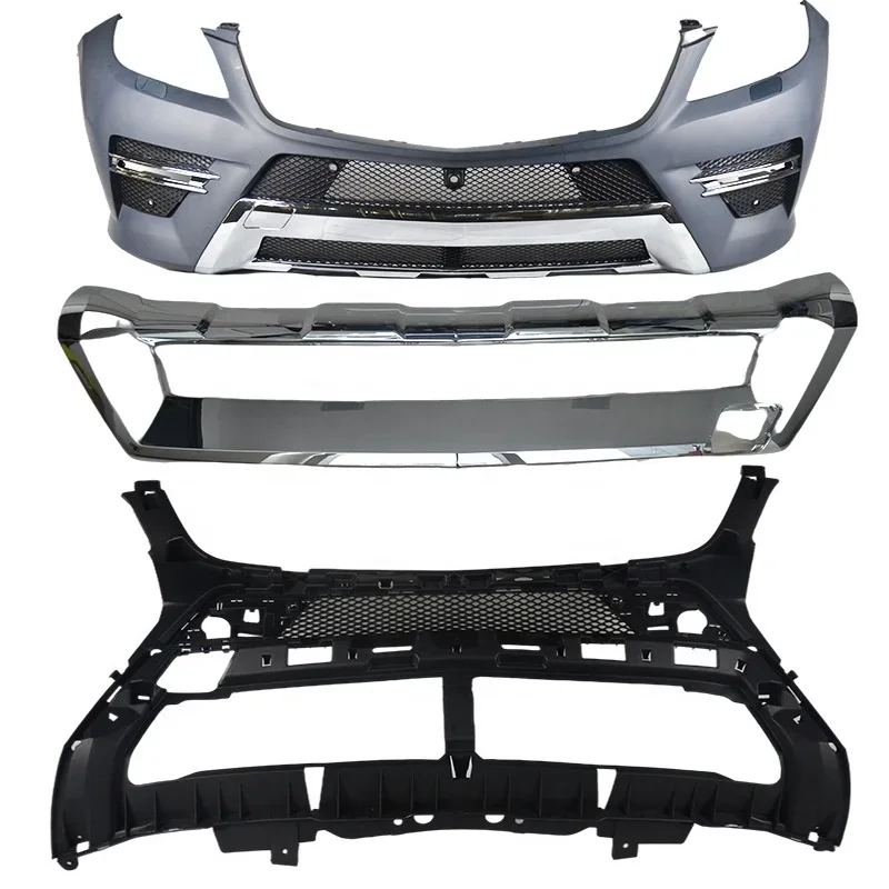 

2022 dropshipping factory pp OEM NO.1668854925 modified front car assembly bumper body kit for Benz ML166 2012 2013 2014 tunning