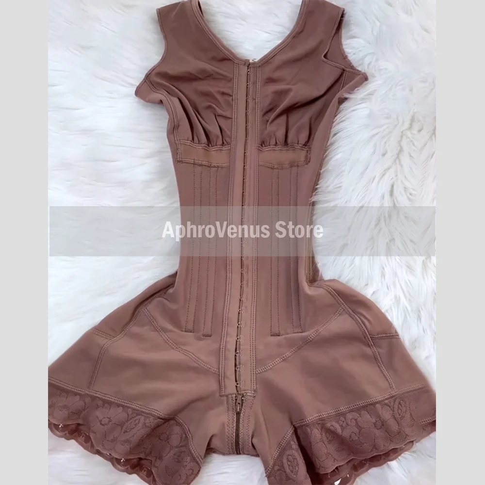 Fajas Colombianas Reductoras Girdles Postpartum Shapewear Bodysuit Tight Fit Abdomen Control High Compression Sheath Plus Size
